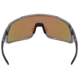 MCR Safety HK42BGZP HK4 Safety Glasses - Crystal Gray Frame - Polarized Green Mirror Lens