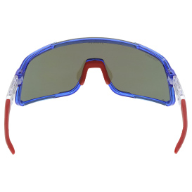 MCR Safety HK448BZP HK4 Safety Glasses - Clear Frame - Blue Diamond Mirror Lens
