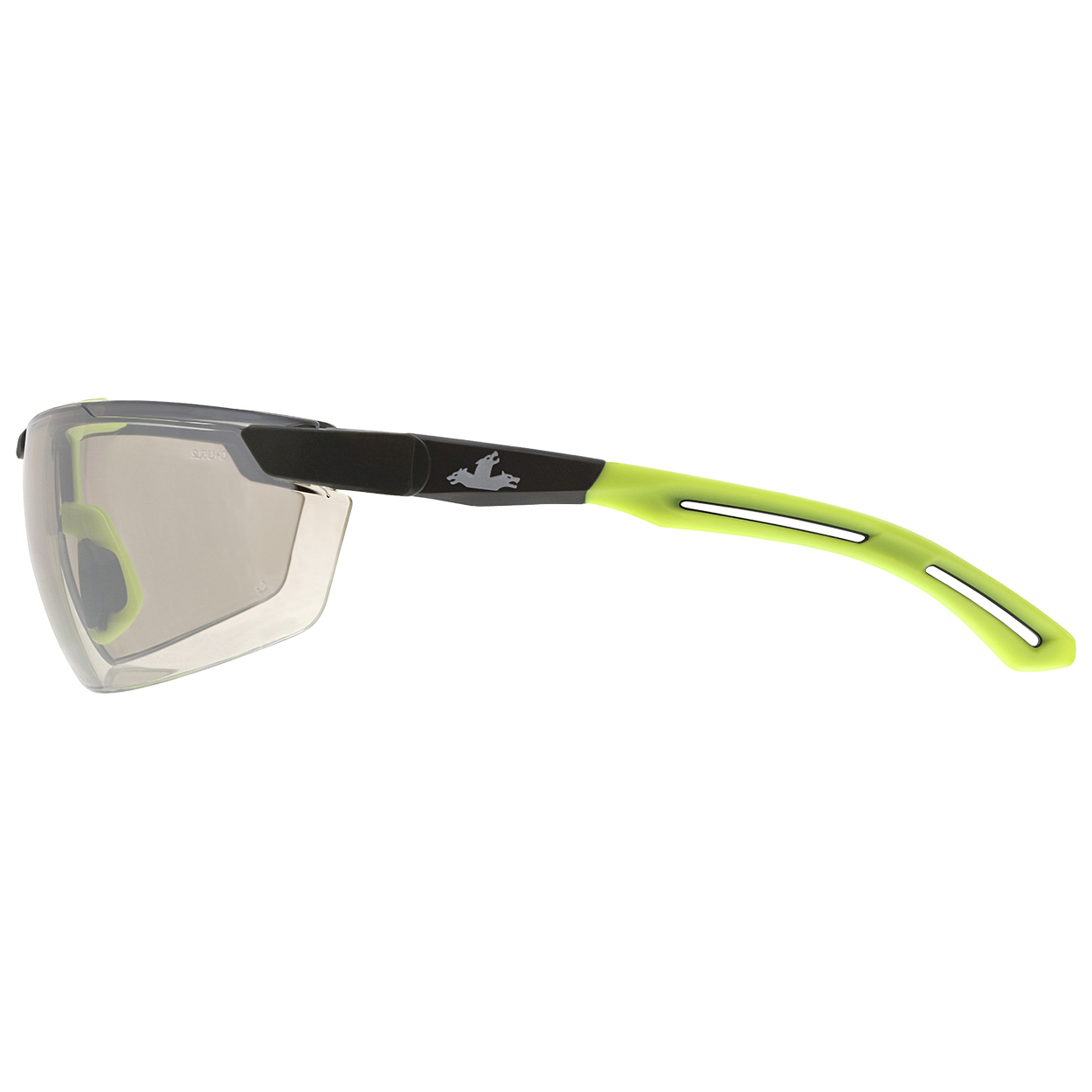 MCR Safety KD7R19AF Klondike KD7R Safety Glasses - Yellow/Lime Temples - Anti Fog Indoor/Outdoor Lens
