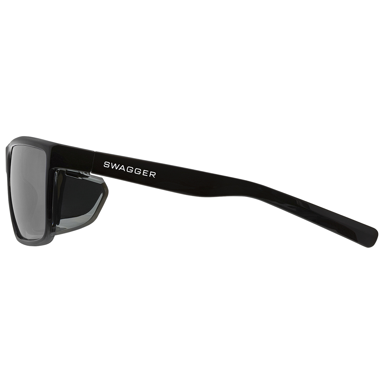 MCR Safety SR2L12AF Swagger SR2L Safety Glasses - Black Frame -  Gray UV-AF Mirror Lens