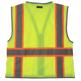 Kishigo 1510 Brilliant Series Heavy Duty Safety Vest - Yellow/Lime