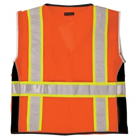 Kishigo 1514 Black Series Heavy Duty Safety Vest - Orange