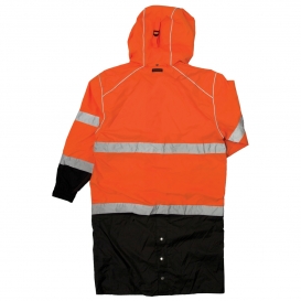 Kishigo RWJ109 Brilliant Series Long Raincoat - Orange