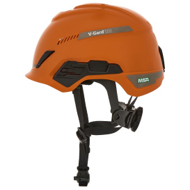 MSA 10194789 V-Gard H1 Trivent Safety Helmet - Fas-Trac Suspension - Orange