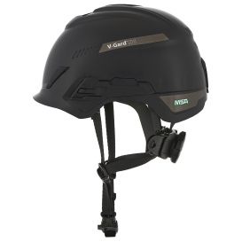 MSA 10194790 V-Gard H1 Trivent Safety Helmet - Fas-Trac Suspension - Black