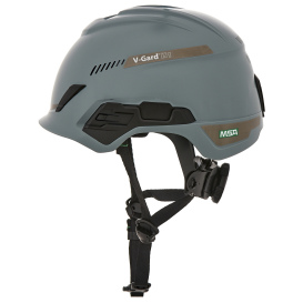 MSA 10204346 V-Gard H1 Trivent Safety Helmet - Fas-Trac Suspension - Grey