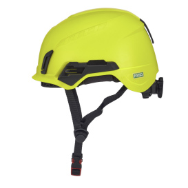 MSA 10242640 V-Gard H2 Safety Helmet - Ratchet Suspension - Hi-Viz Yellow/Lime