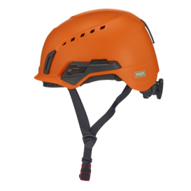 MSA 10242807 V-Gard H2 Vented Safety Helmet - Ratchet Suspension - Orange