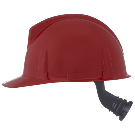 MSA 475384 Topgard Cap Style Hard Hat - Fas-Trac III Suspension - Red