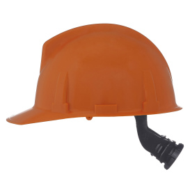 MSA 804396 Topgard Cap Style Hard Hat - Fas-Trac III Suspension - Bright Orange