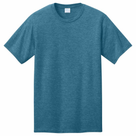 Port & Company PC340 CVC Tee - Mountain Blue Heather