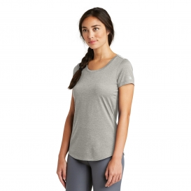 New Era LNEA200 Ladies Series Performance Scoop Tee - Rainstorm Grey