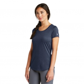 New Era LNEA200 Ladies Series Performance Scoop Tee - True Navy
