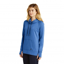 New Era LNEA510 Ladies Tri-Blend Fleece Pullover Hoodie - Royal Heather