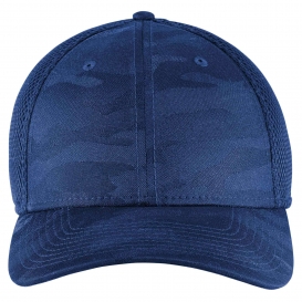 New Era NE1091 Tonal Camo Stretch Tech Mesh Cap - Royal Camo