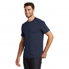 New Era NEA100 Heritage Blend Crew Tee - True Navy