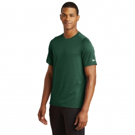 New Era NEA200 Series Performance Crew Tee - Dark Green
