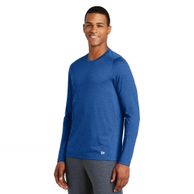 New Era NEA201 Series Performance Long Sleeve Crew Tee - Royal