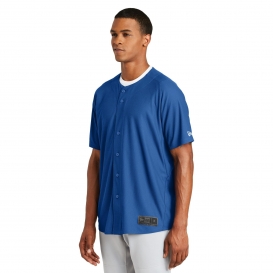 New Era NEA220 Diamond Era Full-Button Jersey - Royal