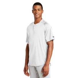 New Era NEA221 Diamond Era 2-Button Jersey - White