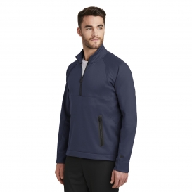New Era NEA523 Venue Fleece 1/4-Zip Pullover - True Navy