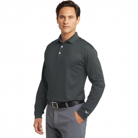 Nike 604940 Tall Long Sleeve Dri-FIT Stretch Tech Polo - Anthracite
