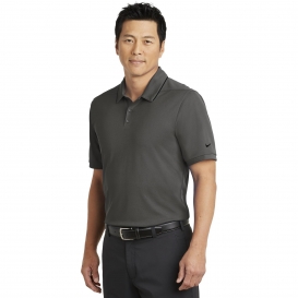 Nike NKAA1849 Dri-FIT Edge Tipped Polo - Anthracite/Black