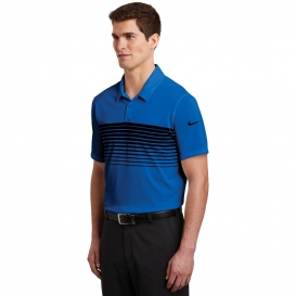 Nike NKAA1855 Dri-FIT Chest Stripe Polo - Game Royal/Black