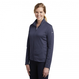 Nike NKAH6260 Ladies Therma-FIT Full-Zip Fleece - Midnight Navy