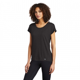OGIO Endurance LOE324 Ladies Pulse Dolman Tee - Blacktop