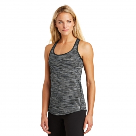 OGIO Endurance LOE327 Ladies Verge Racerback Tank - Blacktop Space Dye