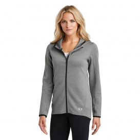 OGIO Endurance LOE728 Ladies Stealth Full-Zip Jacket - Heather Grey