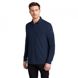 OGIO OG105 Caliber 2.0 Long Sleeve Polo - Navy