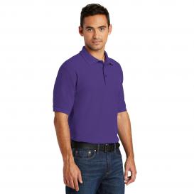 Port & Company KP155 Core Blend Pique Polo - Purple