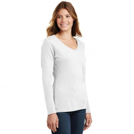 Port & Company LPC450VLS Ladies Long Sleeve Fan Favorite V-Neck Tee ...