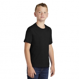 Port & Company PC455Y Youth Fan Favorite Blend Tee - Jet Black