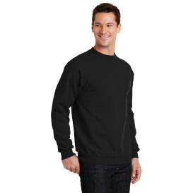 Port & Company PC78 Core Fleece Crewneck Sweatshirt - Jet Black | Full ...