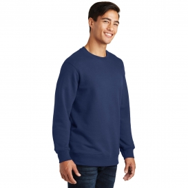 Port & Company PC850 Fan Favorite Fleece Crewneck Sweatshirt - Team Navy