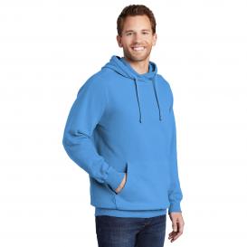 Port & Company PC098H Beach Wash Garment-Dyed Pullover Hooded Sweatshirt - Blue Moon