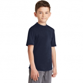 Port & Company PC381Y Youth Performance Blend Tee - Deep Navy