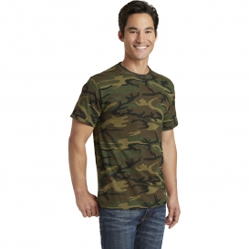 Port & Company PC54C Core Cotton Camo Tee - Military Camo | Full Source