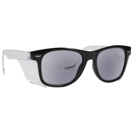 Bouton 250-170-5123T Commuter Auto Focus Readers Safety Glasses - Black Frame - Tinted Anti-fog Lens