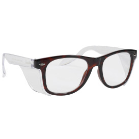 Bouton 250-170-8123 Commuter Auto Focus Readers Safety Glasses - Tortoise Shell Frame - Clear Anti-fog Lens