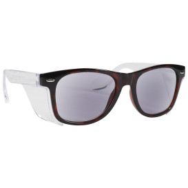 Bouton 250-170-8123T Commuter Auto Focus Readers Safety Glasses - Tortoise Shell Frame - Tinted Anti-fog Lens