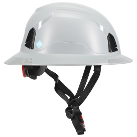 PIP 280-HP1491R-FB Traverse ANSI Type II Full Brim Safety Helmet - Gray