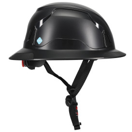 PIP 280-HP1491R-FB Traverse ANSI Type II Full Brim Safety Helmet - Black