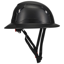 PIP 280-HP1491RM-FB Traverse ANSI Type II Full Brim Safety Helmet with Mips - Black