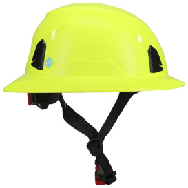 PIP 280-HP1491RM-FB Traverse ANSI Type II Full Brim Safety Helmet with Mips - Hi-Vis Yellow