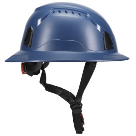 PIP 280-HP1491RV-FB Traverse ANSI Type II Full Brim Vented Safety Helmet - Navy