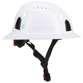 PIP 280-HP1491RVM-FB Traverse ANSI Type II Vented Full Brim Safety Helmet with Mips - White